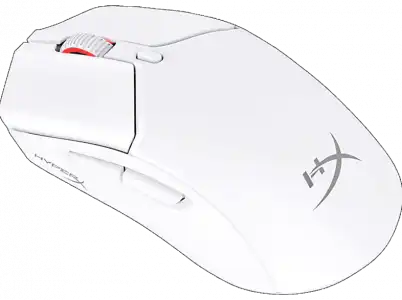 Ratón gaming - HyperX Pulsefire Haste 2, Inalámbrico, Bluetooth, 26000 ppp, Hasta 100 horas, PC, PS4, PS5, XBOX, Blanco