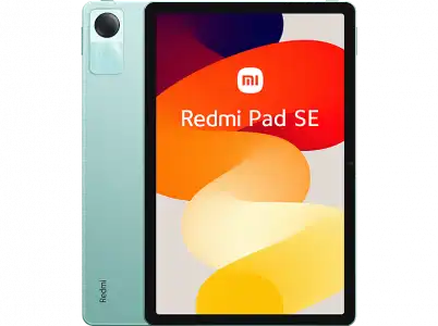 Tablet - Xiaomi Redmi Pad SE, 128 GB, Verde menta, 11" Full-HD+, 4 GB RAM, Snapdragon® 680, Android