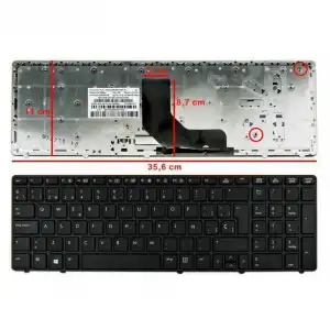 Teclado para Portátil HP Elitebook 8560P/Probook 6560B/6565B/6570B/6575B Negro