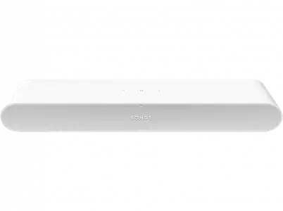 Barra de sonido - Sonos Ray, WiFi, AirPlay 2, Control táctil, Luces LED, Blanco