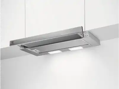 Campana extraíble - Electrolux LFP226S, 3 velocidades, 330 m³/h, 60 cm, LedLights, Inox