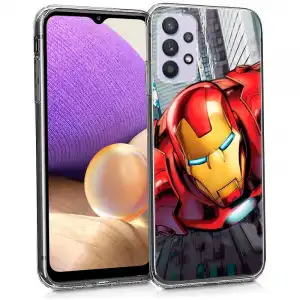 Cool Funda Licencia Marvel Iron Man para Samsung Galaxy A32 5G A326