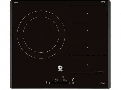 Encimera - Balay 3EB969LU, Eléctrica, Inducción, 2 zonas, 28 cm