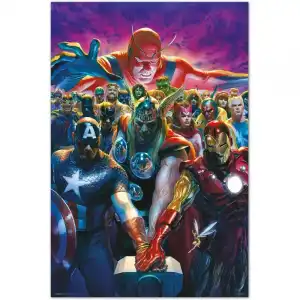 Erik Póster Marvel Los Vengadores 10 By Alex Ross 91.5x61cm