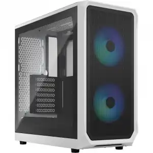 Fractal Design Focus 2 RGB Mid Tower Cristal Templado USB 3.2 Blanca