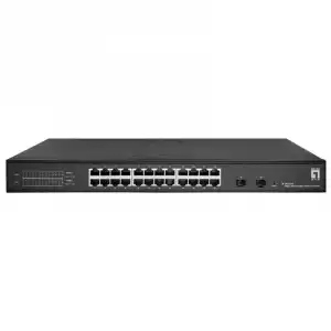 LevelOne Hilbert GES-2126 Switch Gestionado L2 24 Puertos Gigabit + 2 Puertos SFP