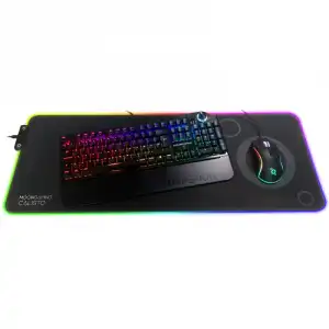 MoonGaming Triple Strike Combo Gaming Teclado + Ratón + Alfombrilla XXL