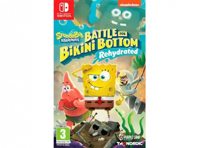 Nintendo Switch Bob Esponja Battle for Bikini Bottom Rehydrated