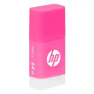 Pendrive Memoria USB 2.0 HP USB Flash Drive v168 64GB Rosa