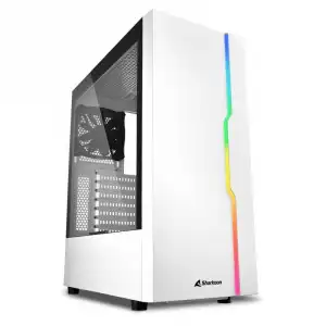 Sharkoon RGB Slider ATX Cristal Templado USB 3.0 ARGB Blanca