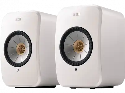 Sistema de altavoces - KEF LSXII, Set 2, Wi-Fi, 200W, 102dB, 54 Hz-28 kHz (±3dB), Mineral White