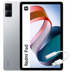 Xiaomi Redmi Pad 4/128GB Plata Lunar + Cable USB-C a Jack