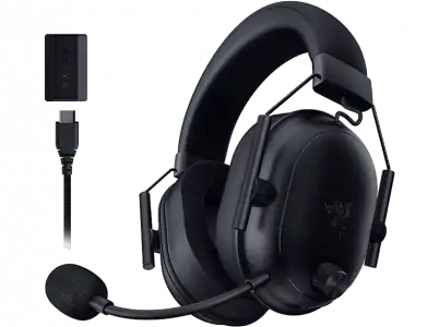 Auriculares gaming - Razer Blackshark V2 Hyperspeed, Bluetooth, Micrófono flexible, Audio espacial THX, Negro