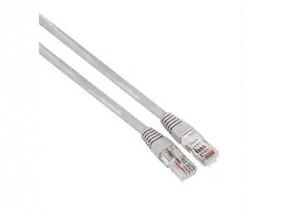 Cable de red - Hama 00200912, 10 m, Cat-5e, 1Gbit/s, U/UTP, Gris