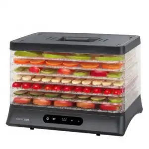 Deshidratador De Alimentos Con 7 Bandejas 500 W Negro