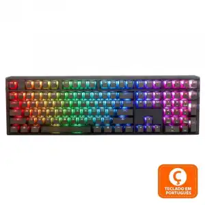 Ducky One 3 Aura Black Full-Size Teclado Gaming Mecânico Hot-Swappable MX-Red PBT (PT)
