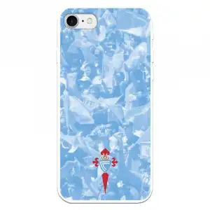 Funda Licencia Oficial RC Celta Escudo Fondo Hinchada para iPhone 7