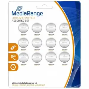 MediaRange MRBAT139 Pilas de Litio CR2016/ CR2025/ CR2032/ CR2450 3V