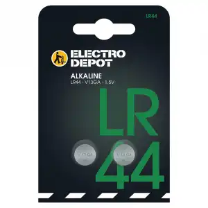 Pack pilas ELECTRO DEPOT Alkaline LR44 - V13GA x 2 uds