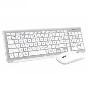 Subblim Prestige Combo Multidispositivo Teclado Inalámbrico + Ratón Plata/Blanco