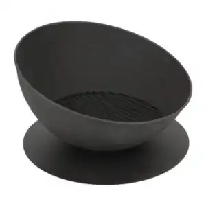 Brasero Inclinado Sobre Disco Negro Esschert Design