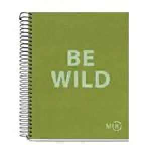 Cuaderno A5 Miquelrius Be Eco cuadrícula 5 mm Oliva