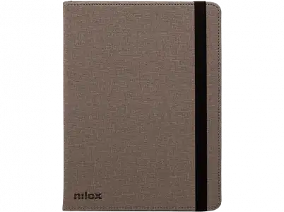 Funda con teclado - Nilox USB y USB-C, Para Tablet 9,7" a 10.5", Beige