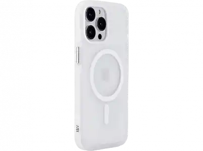 Funda - ISY ISC 2445, Carga Magsafe, Para iPhone 15 Pro Max, Blanco