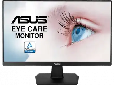 Monitor - ASUS Eye Care VA24EHE, 24" FHD, 5 ms, 75 Hz, HDMI, DVI-D, FreeSync, Low Blue Light, Negro