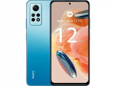 Móvil - Xiaomi Redmi Note 12 Pro, Azul, 256 GB, 8 GB RAM, 6.67" AMOLED FHD+ 120Hz, Snapdragon 732G, 5000 mAh, Android