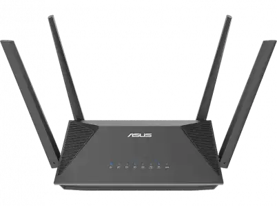 Router WiFi - ASUS RT-AX52, Doble Banda, 6, 1201 Mbps, Control parental, Con VPN, Negro