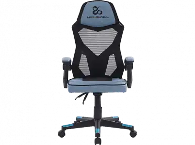 Silla gaming - Newskill Gaming Eros Tela Azul, Ergonómica, Reposabrazos, Altura ajustable, Azul