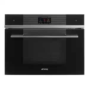 Smeg - Horno compacto multifunción Smeg función de limpieza Vapor Clean - SF4104WVCPN.