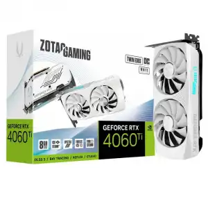 Zotac GeForce RTX 4060 Ti Twin Edge OC White Edition 8GB GDDR6 DLSS 3