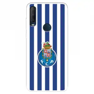 Funda Para Alcatel 1s 2020 Del Fútbol Club Oporto Escudo Rayas - Licencia Oficial Fútbol Club Oporto
