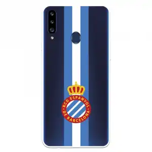 Funda Para Samsung Galaxy A20s Del Rcd Espanyol Escudo Albiceleste Escudo Albiceleste - Licencia Oficial Rcd Espanyol