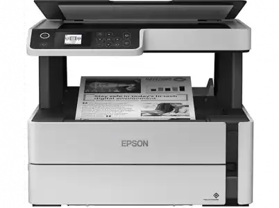 Impresora multifunción - Epson EcoTank ET-M2170, Depósito de tinta, 20 ppm, Wi-Fi, Monocromo, Gris