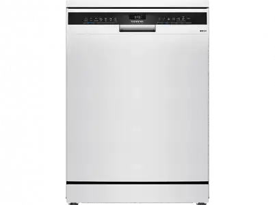 Lavavajillas - Siemens SN23EW03ME, 14 servicios, 6 programas, 60 cm, Home Connect, Blanco