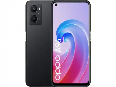 Móvil - OPPO A96, Starry Black, 128 GB, 8 GB RAM, 6.59" FHD+, Qualcomm Snapdragon™ 680, 5000 mAh, Android 11