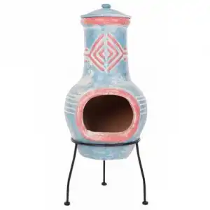 RedFire Chimenea Colima Arcilla Azul/Rojo