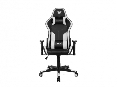 Silla gaming - Drift DR90 Pro V8, 2D (regulable en altura y anchura), Hasta 150 kg, Blanco