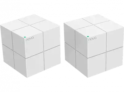 Sistema WiFi Mesh - Tenda Nova MW6, Pack de 2, AC1200, Doble Banda, Gigabit, Hasta 330m², Control por App