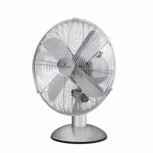 Ventilador De La Mesa Eldom Wgc40, Potencia 40w, Diametro De Rejilla 33cm, Color Plata