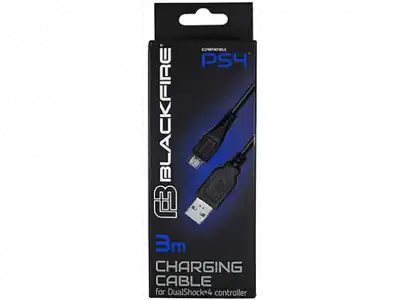 Accesorio PS4 - Ardistel DUALSHOCK 4, Cable de carga USB a MicroUSB, 3 m