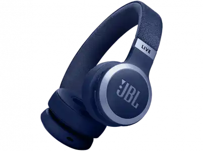 Auriculares inalámbricos - JBL Live 670 NC, Cancelación ruido adaptativa, Autonomía hasta 65 h, Azul