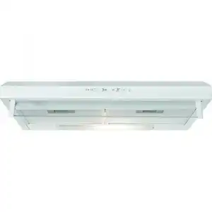 Campana Extractora 60cm, 3 Niveles Potencia, Recirculación Aire, Nivel Ruido 71 Db, Clase C Blanco 105w Bomann Du 623.3