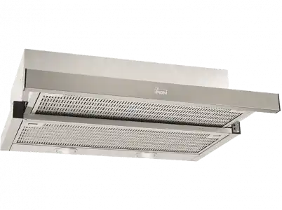 Campana - Teka CNL6400, 385 m³/h, extraíble, 2 velocidades + intensiva, luces LED, Inox