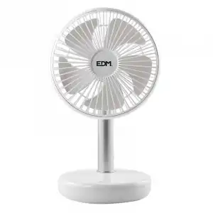 EDM 33501 Ventilador de Sobremesa Inalámbrico 5W Blanco