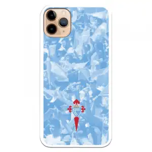 Funda Licencia Oficial RC Celta Escudo Fondo Hinchada para iPhone 11 Pro Max