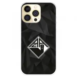 Funda para iPhone 14 Pro del Académica de Coimbra Escudo Fondo Negro Licencia Oficial